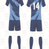 Custom American rugby jerseys and shorts with sublimation printing for professional teams