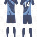 Custom American rugby jerseys and shorts with sublimation printing for professional teams