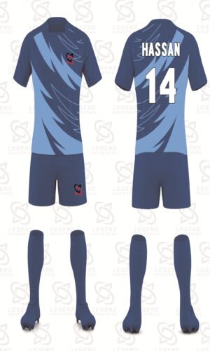 Custom American rugby jerseys and shorts with sublimation printing for professional teams