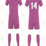 Private label custom American rugby uniforms with custom branding and woven labels