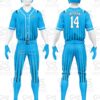 Private label custom baseball uniforms manufactured with customer branding and premium sublimation printing.