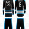 Professional sublimated ice hockey uniforms with vibrant colors and long-lasting graphics.