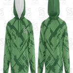 Wholesale custom team hoodies featuring embroidered logos and personalized player names.